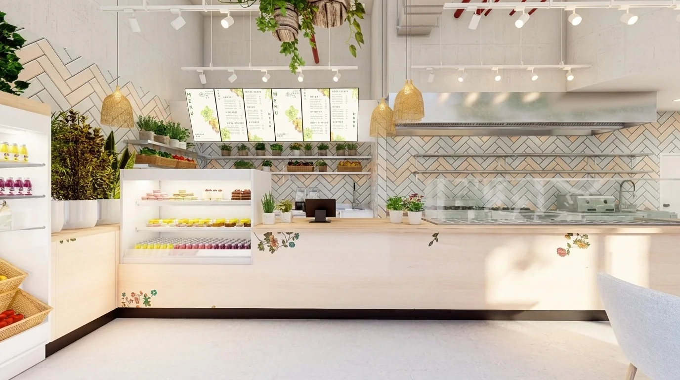 Healthy Habit Restaurant — Juice Area
