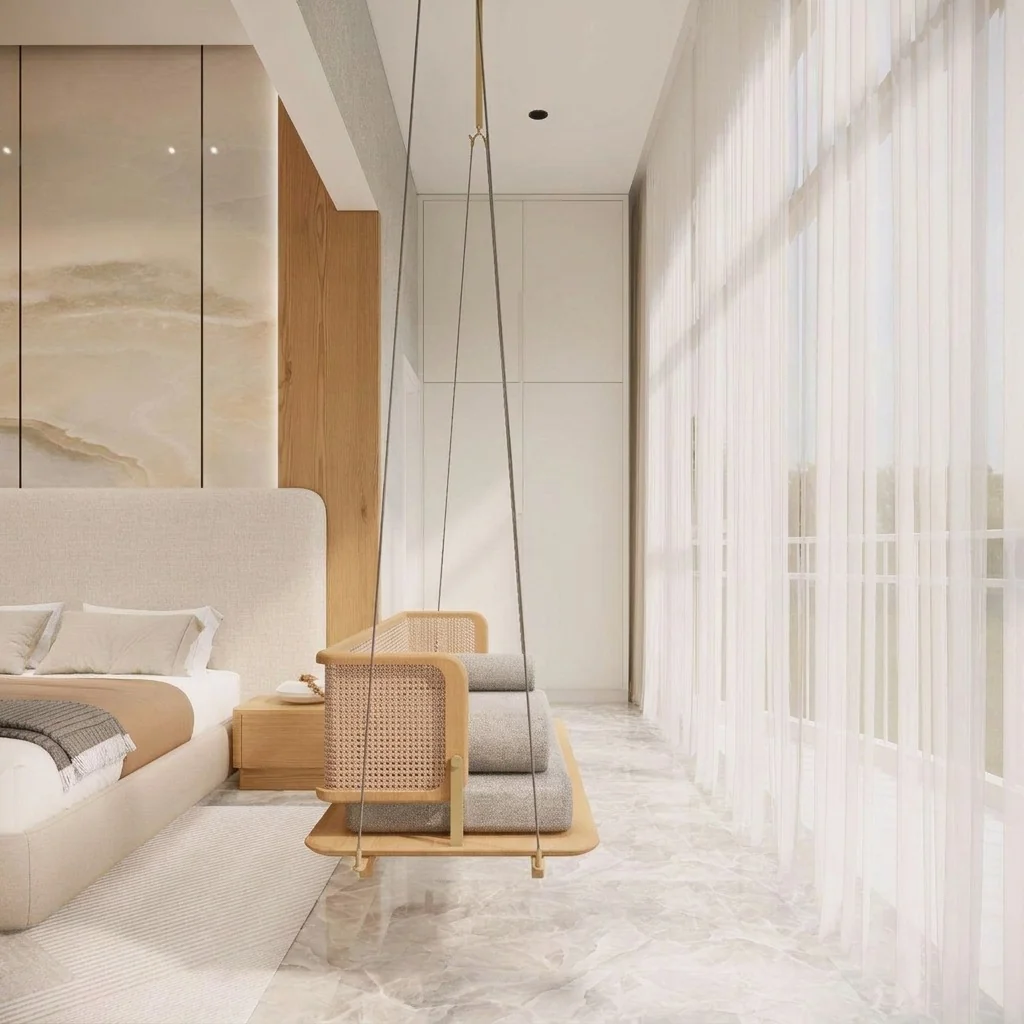Bur Dubai | Villa 10 — Master Bedroom Swing