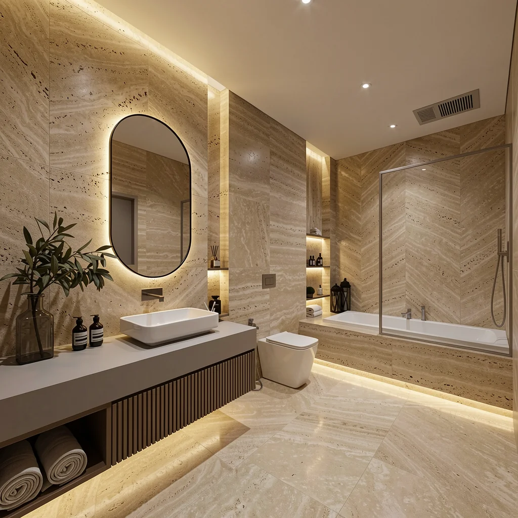 Al Tayer Project Villa — Master Bedroom Bathroom