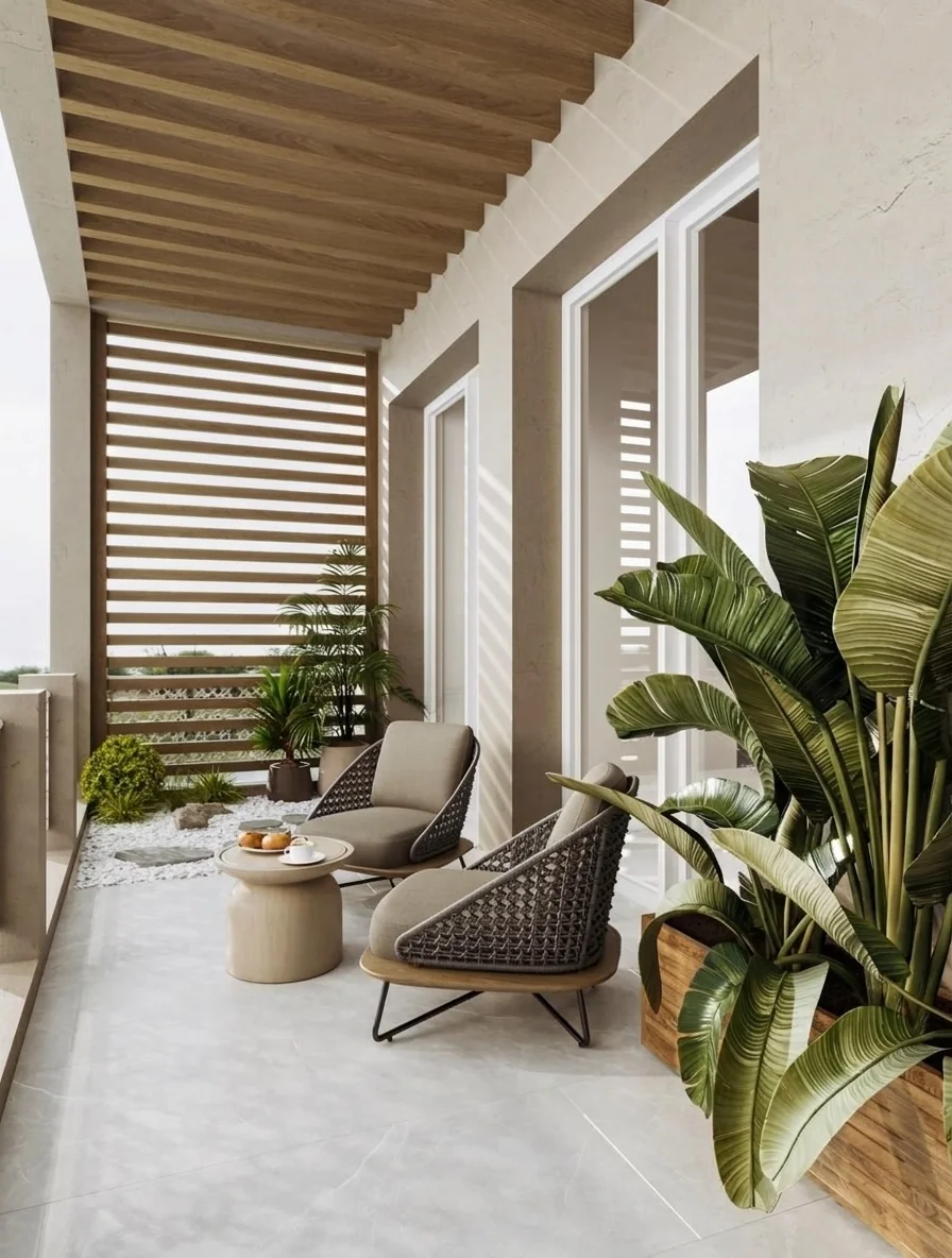 Al Tayer Project Villa — Living Room Balcony