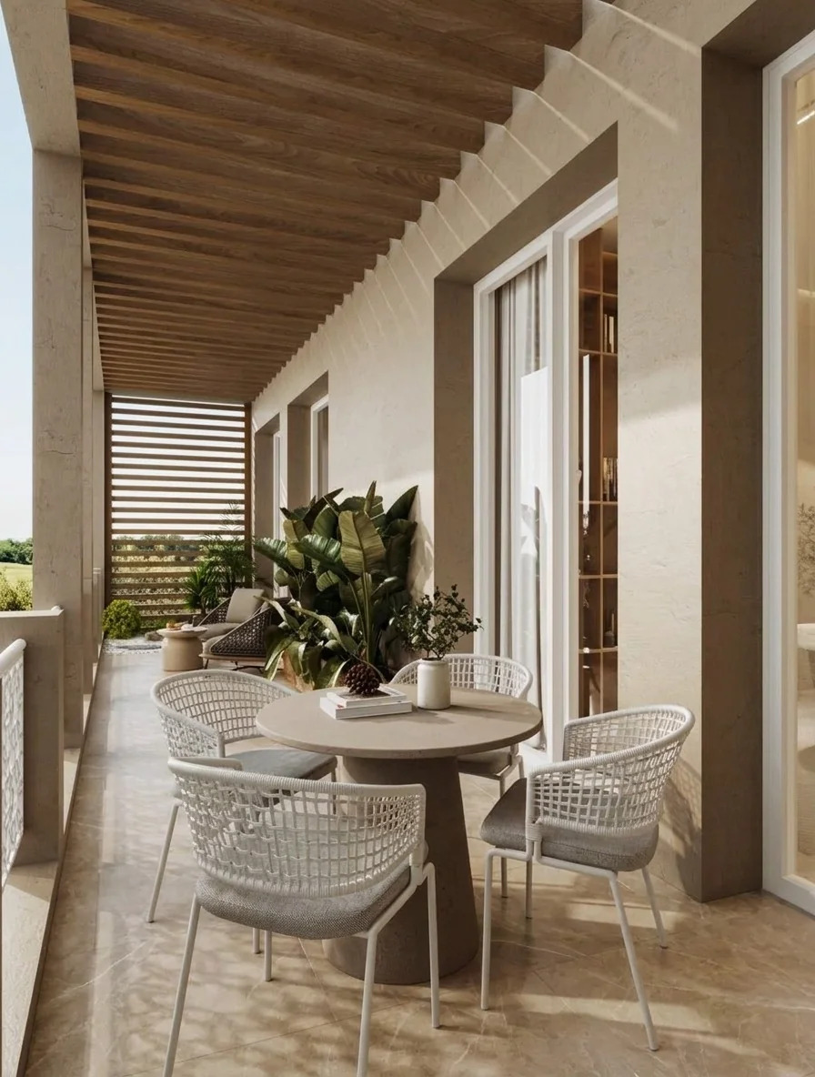 Al Tayer Project Villa — Living Room Balcony
