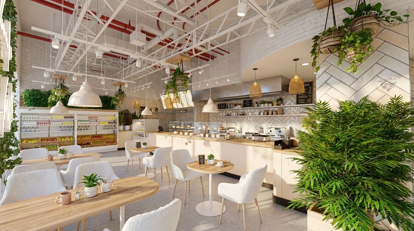 Healthy Habit Restaurant — Coffee Area